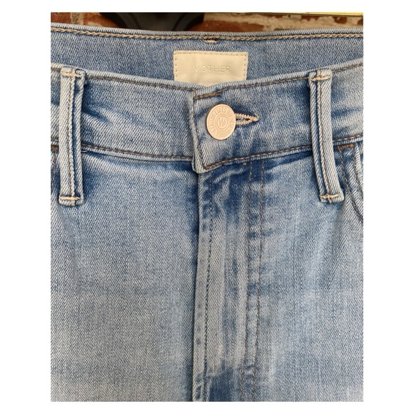 NWOT Anthropologie MOTHER The Hustler Ankle Fray In When In Rome  Size 27 - Picture 7 of 16